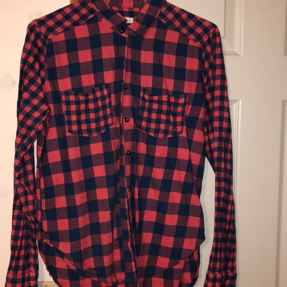 hollister flannel long sleeve
